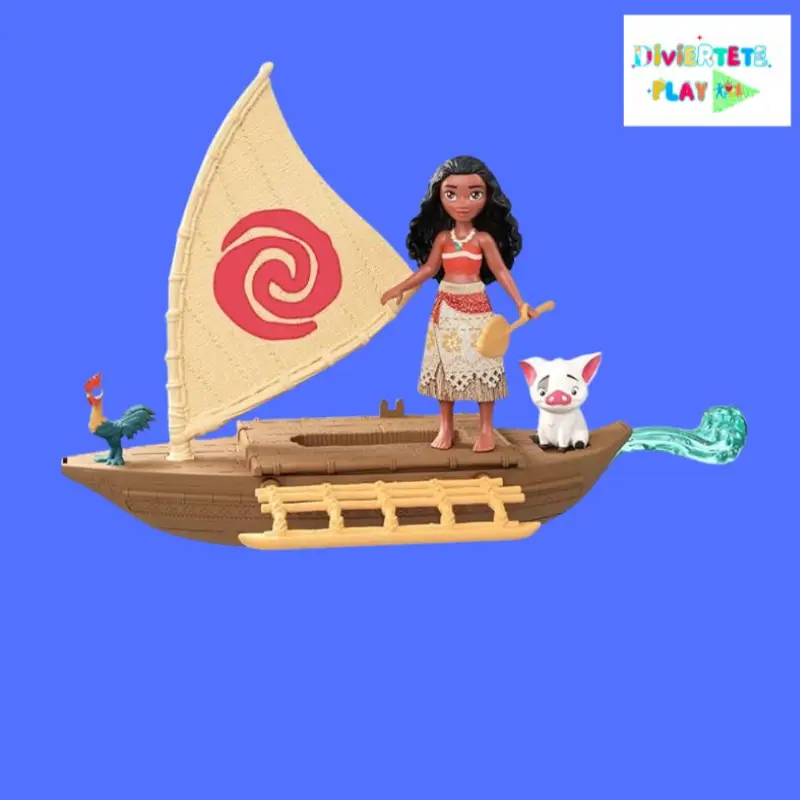 Muñeca pequeña moana-velero y amigos 1 muñeca para niña