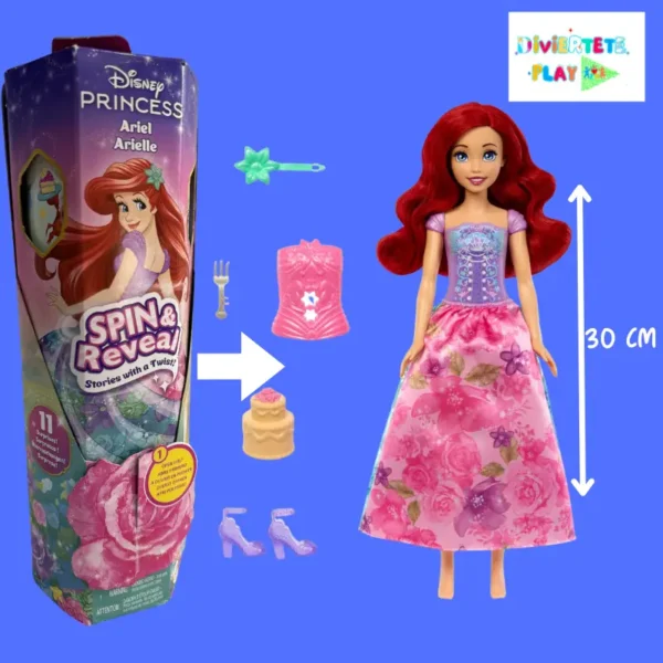 princesa ariel mas accesorios