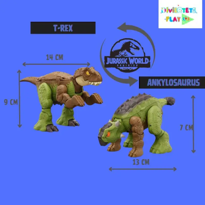 Tyrannosaurus Rex & Ankylosaurio