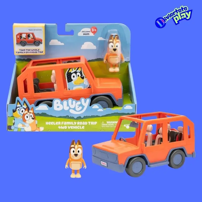 Bluey Big Heeler Automovil juguete para niños de 3 años 1 Bluey Big Heeler Automovil juguete para niños de 3 años