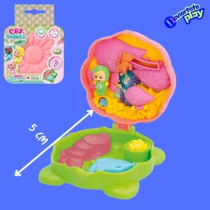 Bebes Lloreones-Juego compacto de flores ecológicas en miniatura