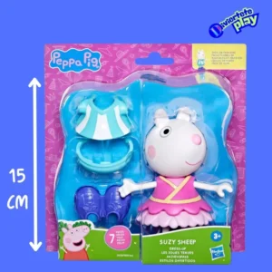 Peppa Pig Suzy Sheep-Up Figura con 6 accesorios
