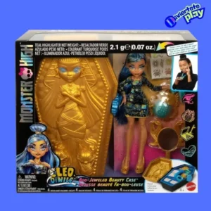 Monster High Muñeca-Cleo De Nile Golden Glam Case Kit