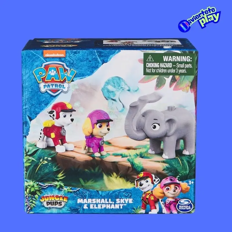 Paw Patrol Jungle Pups Marshall, Skye & Elephant 1 Paw Patrol Jungle Pups Marshall, Skye & Elephant